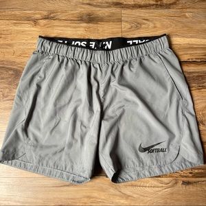 Nike Softball Shorts with pockets
